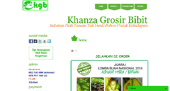 Desktop Screenshot of khanzagrosirbibit.com