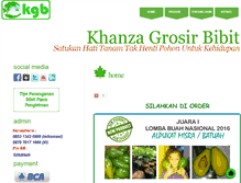 Tablet Screenshot of khanzagrosirbibit.com